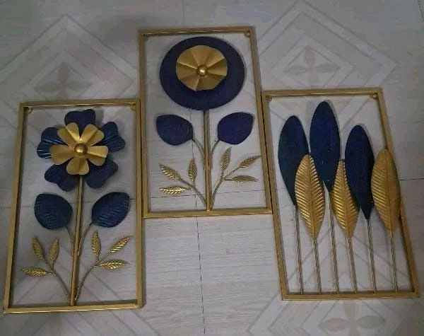 3pc Set Frame Wall Art - 17 X 10 Inch