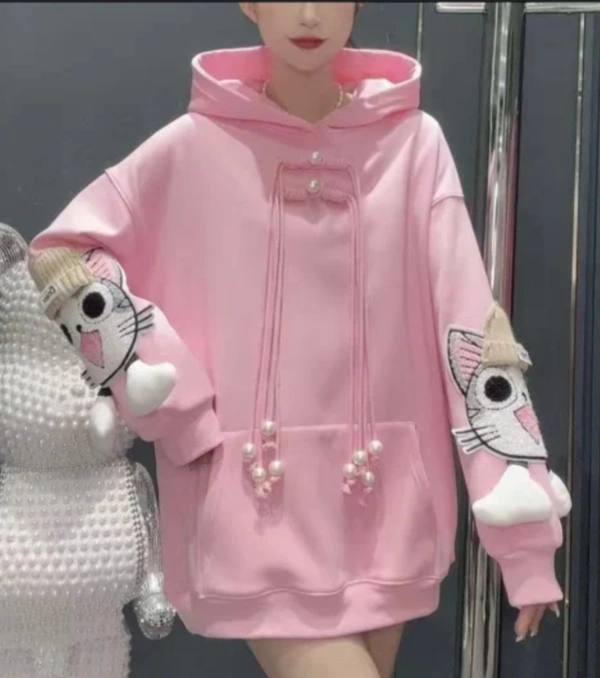 Pink Jacket Soft fabric  - Pink Flamingo, M S L XL XXL