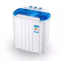 4 Kg Semi Automatic Mini Washing Machine  - 4 Kg, Blue