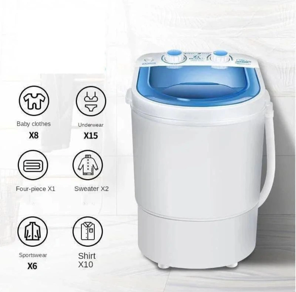 3.50 Kg Semi Automatic Mini Washing Machine 