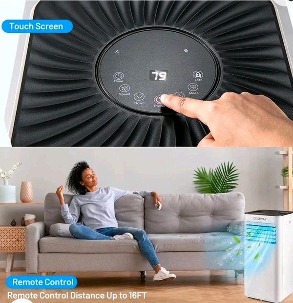 Mini Ace, Cooling Portable with 3 Speed - White, 30.31.75 x 69.85 cm; 20.41 kg