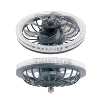 Fan Light With Remote Control Led Fan Model 542414ds - Black, 310*130mm
