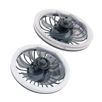 Fan Light With Remote Control Led Fan Model 542414ds - Black, 310*130mm