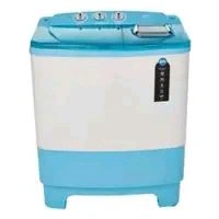Portable mini Washing Machine Semi Automatic  - White, 4kg