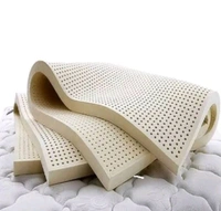 Warm Mattress, Memory Foam Mattress, 93% Latex High Content, 7 Areas to Protect Ridge, Disperse Pressure, Honeycomb Vent, Bamboo Charcoal Latex Mattress  - White, Thickness 4 Inch Double