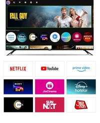 Smart Tv 80 cm (32 inches) Frameless Series HD Ready Android Smart LED TV VW32F1 (Black) - Black, 32 Inch Smart Tv
