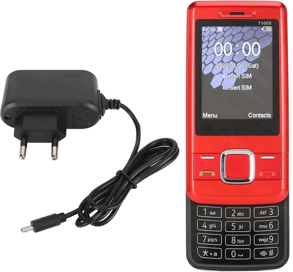 Samsung Mobile Phone (VGA Camera, Bluetooth,  - Red