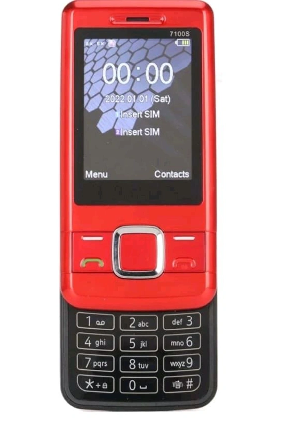 Samsung Mobile Phone (VGA Camera, Bluetooth,  - Red