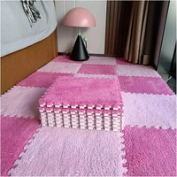 Puzzle Matte Tiles Wasebal Multicolour 100 Piece Pack - Pink Flamingo, 1x1 Feet 100 Pieces
