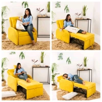 Sofa Com Bed 3in1 Convertible Model Ts572515 - Fuchsia Pink, Double