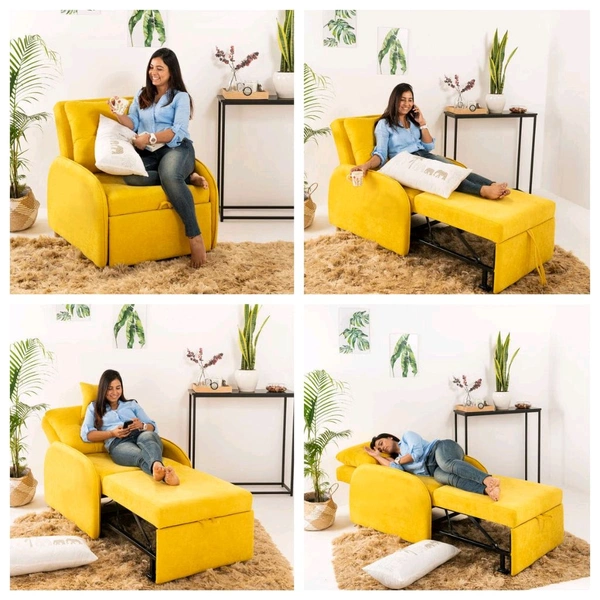 Sofa Com Bed 3in1 Convertible Model Ts572515 - Fuchsia Pink, Double