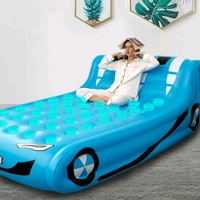 Air Bed Auto Portatile Comfort Floccato Model Bd87261661 - Blue, Double Bed