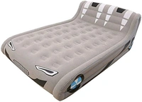 Air Bed Auto Portatile Comfort Floccato Model Bd87261661 - Gray, Double Bed