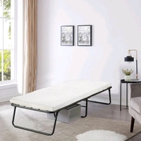 Foldebal Bed Ultra Soft Fome Model Gd5615165 - White, Singal 6feet 4feet
