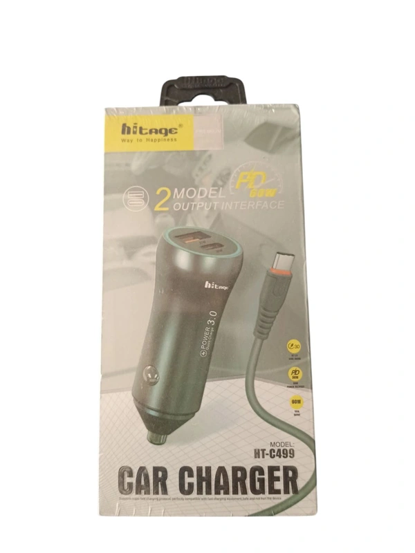 Hitage HT-C499 PD 60W Car Charger 