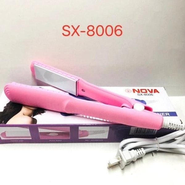 
SX-8006 Professional electric corded hair straightner super smooth hair styler for women Hair Straightener (Multicolor)