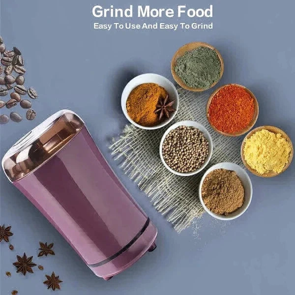 Mini Grinder Stainless Steel Herbs Spices Nuts Grain Grinder | Seasoning Spices Mill Powder Machine | Kitchen Tool & AccessoriesName: Mini Grinder Stainless Steel Herbs Spices Nuts Grain Grinder | Seasoning Spices Mill Powder Machine | Kitchen Tool & AccessoriesCups: 1Type: Coffee Bean GrinderProduct Breadth: 0.5 CmProduct Height: 10 CmProduct Length: 10 CmNet Quantity (N): Pack Of