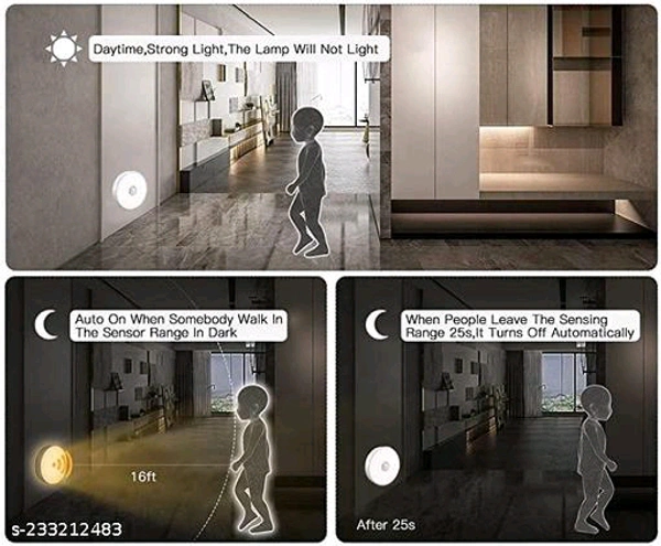 Motion Sensor Light for Home with USB Charging Wireless Self Adhesive LED Nightlight Rechargeable Body Sensor Wall Light for Hallway, Wardrobe, Bedroom, Stairs ,Bathroom, Kitchen, Basement, Cupboard, Garage (Cool White, Pack of 1)Name: Motion Sensor Light for Home with USB Charging Wireless Self Adhesive LED Nightlight Rechargeable Body Sensor Wall Light for Hallway, Wardrobe, Bedr