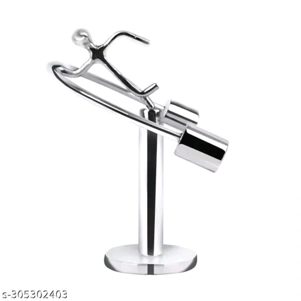 Weightlifter Kinetic Art Balance Toy Balancing Decompressive Science PsychologyName: Weightlifter Kinetic Art Balance Toy Balancing Decompressive Science PsychologyType: Science Toys & KitsRecommended Age: 12 years & moreNet Quantity (N): 1This is the perfect desk toy to impress Colleagues and clients alike! Perpetual Motion Desktop Toy is perfect for your outer space themed office