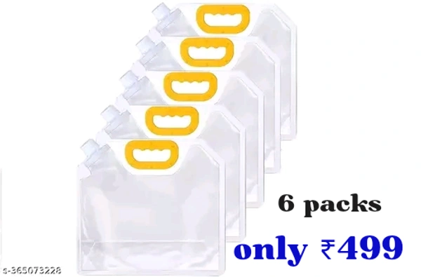 6pcs-1000ML -Kitchen Storage Bag Grains Rice Moisture Proof Sealed Bag, Resealable Grain Storage Smell Proof Bags, Stand Up Pouch Bags with Portable Handle for Long Term Food Storage ContainerName: 6pcs-1000ML -Kitchen Storage Bag Grains Rice Moisture Proof Sealed Bag, Resealable Grain Storage Smell Proof Bags, Stand Up Pouch Bags with Portable Handle for Long Term Food Storage Con