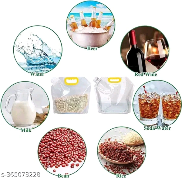 6pcs-1000ML -Kitchen Storage Bag Grains Rice Moisture Proof Sealed Bag, Resealable Grain Storage Smell Proof Bags, Stand Up Pouch Bags with Portable Handle for Long Term Food Storage ContainerName: 6pcs-1000ML -Kitchen Storage Bag Grains Rice Moisture Proof Sealed Bag, Resealable Grain Storage Smell Proof Bags, Stand Up Pouch Bags with Portable Handle for Long Term Food Storage Con