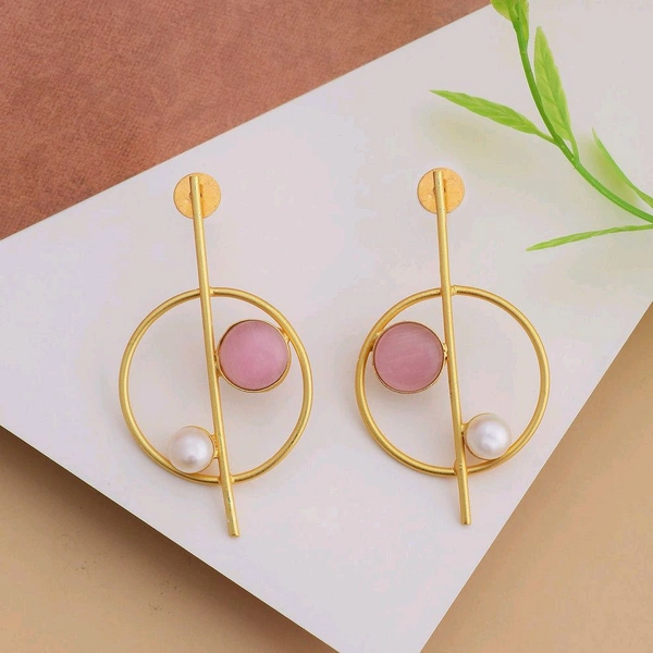 Galaxy Gold Premium Stud Earrings 