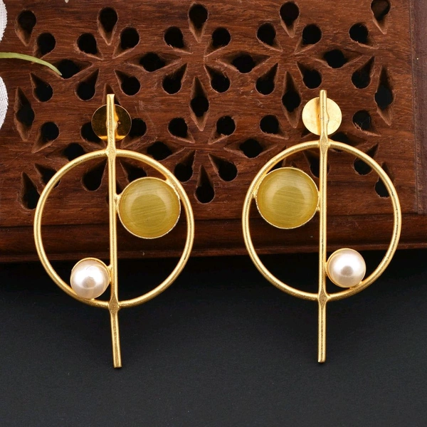 Galaxy Gold Premium Stud Earrings 