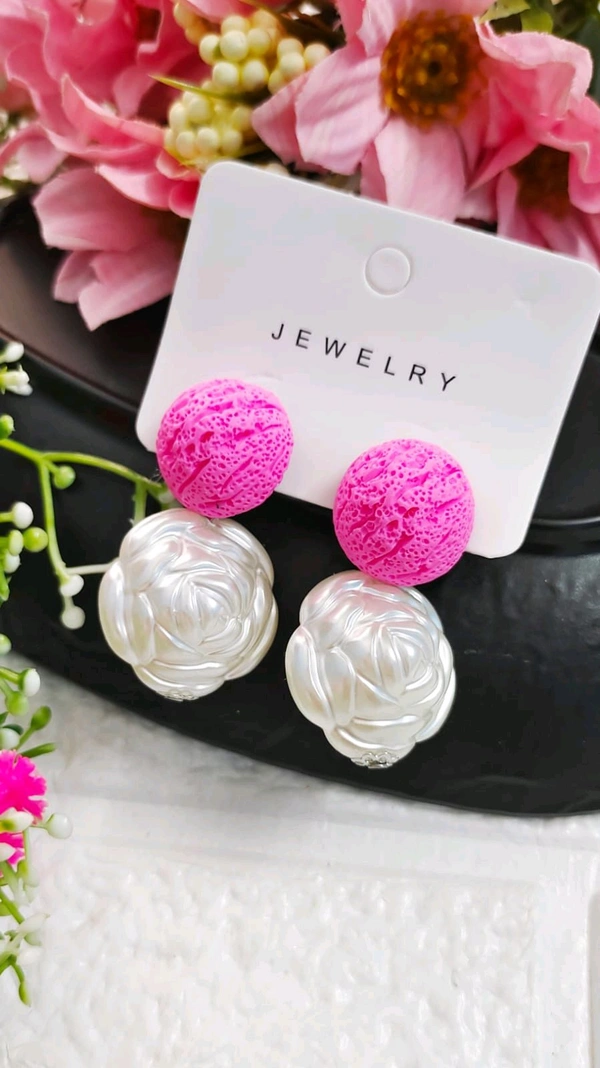 Stylish Rose Danglers 
