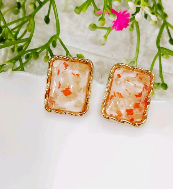 Quirky Classsy Resin Studs 