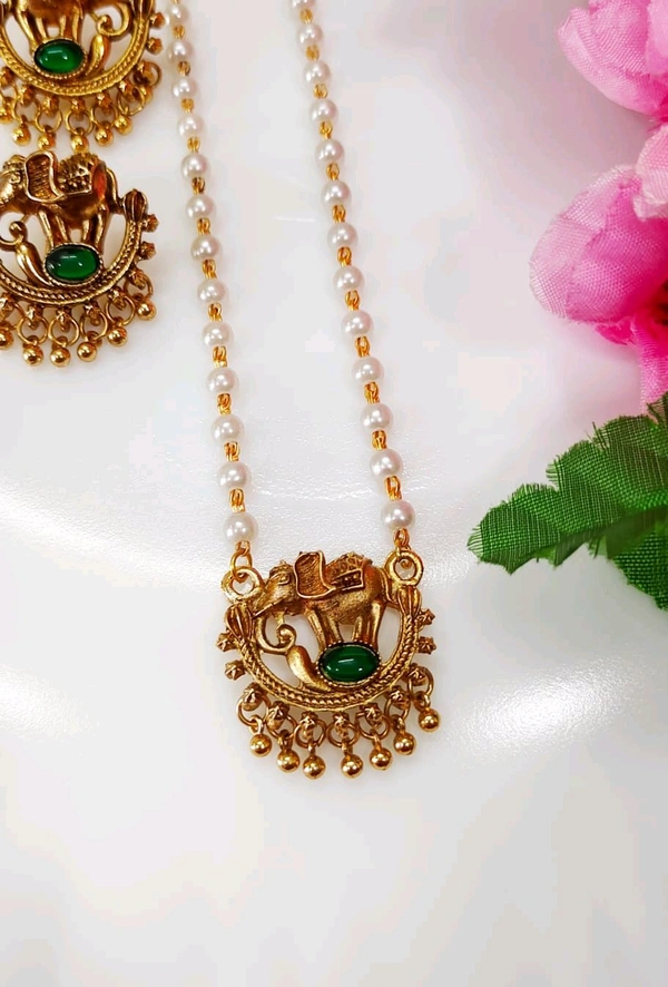 Beautiful Temple Jewellery Necklace 