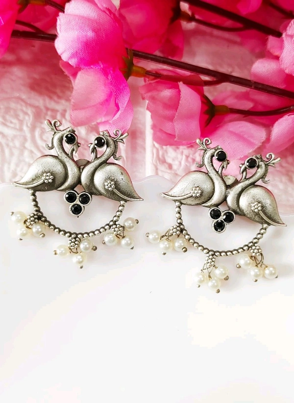 Premium Brass Silver Look Alike Stud