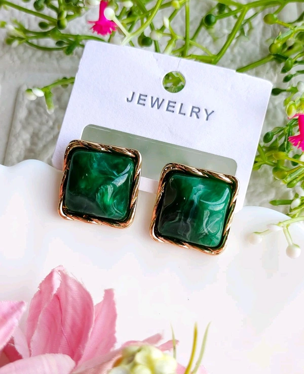 Stylish Marble Studs 