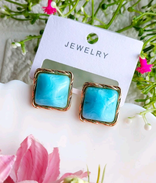 Stylish Marble Studs 