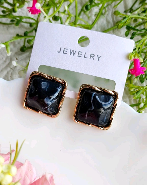 Stylish Marble Studs 