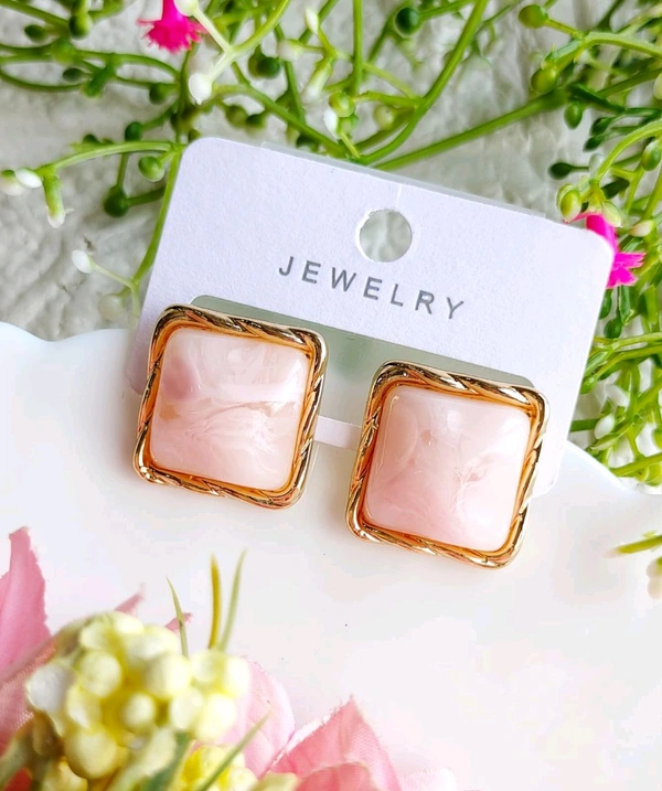 Stylish Marble Studs 