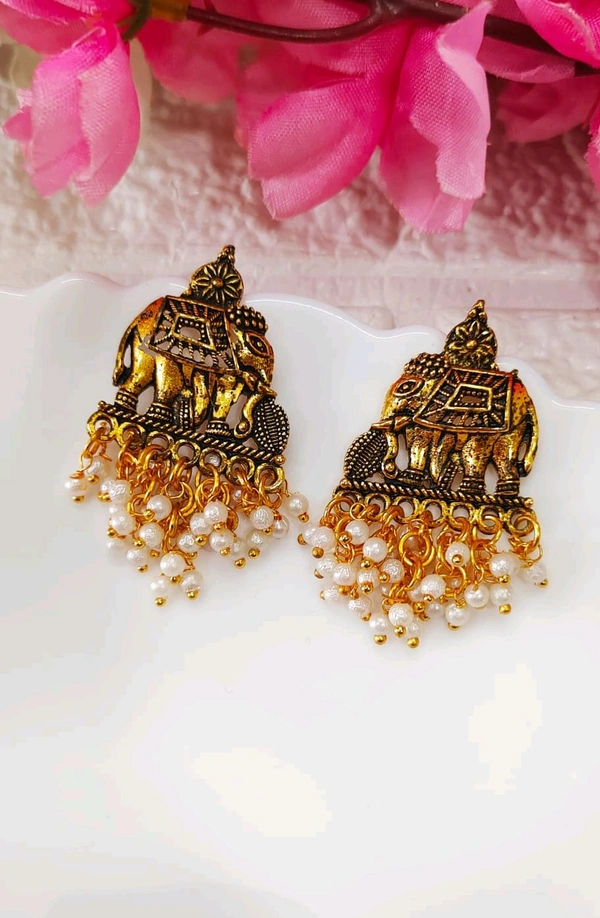 Temple Elephant Studs