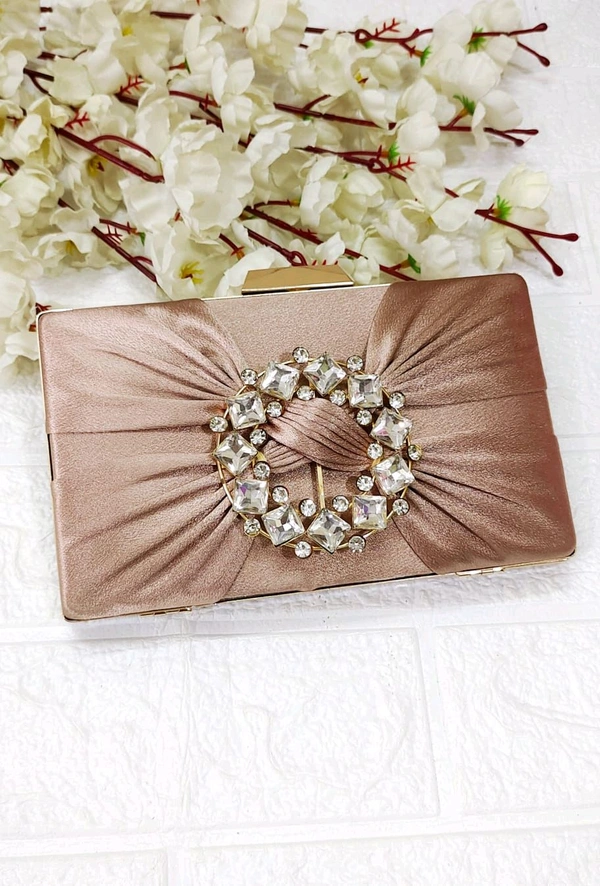 Stylish Party Satin Clutch / Sling