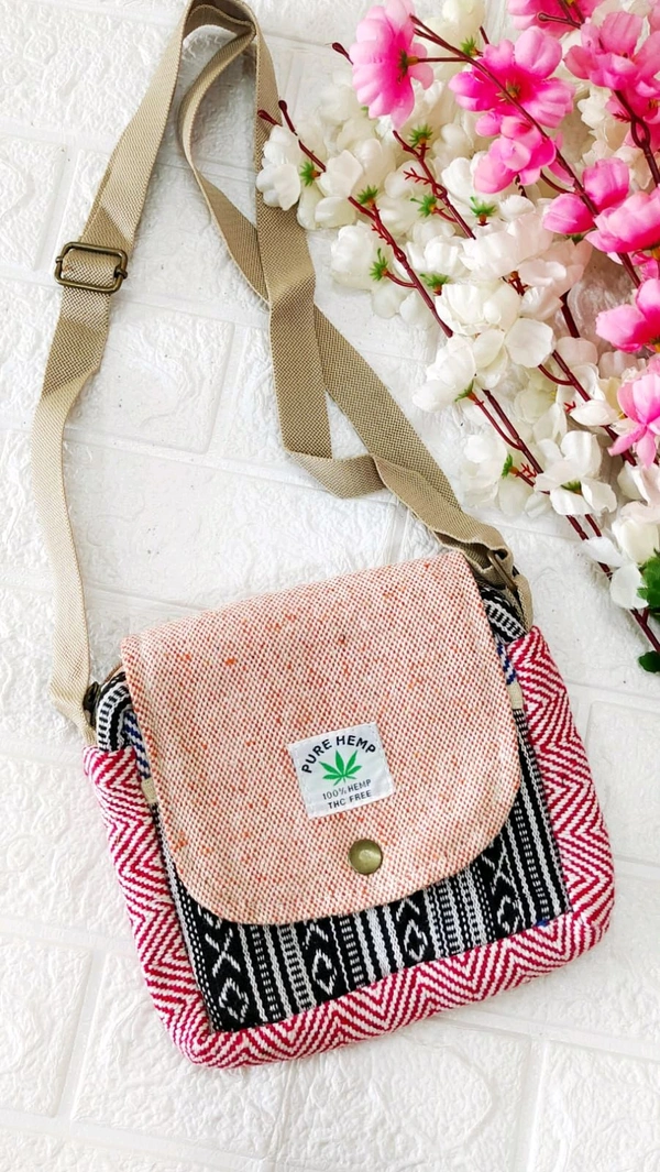 Beautiful Hemp Sling Bag