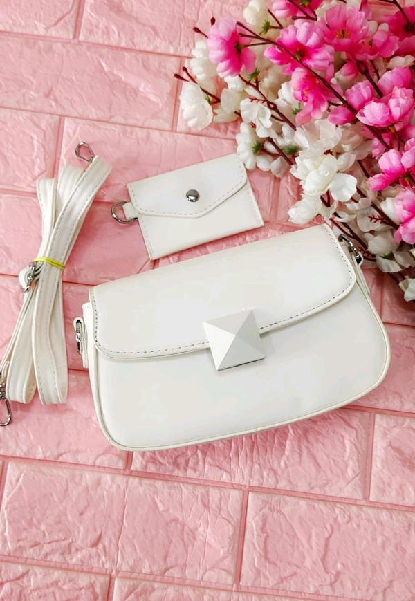 Comfy Off White Sling Bag 