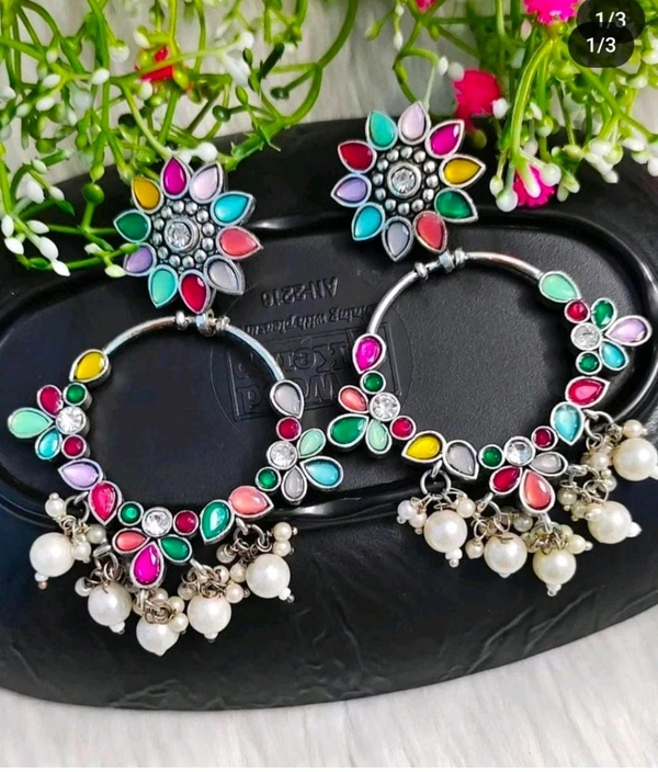 Unique Multi Stone Danglers 