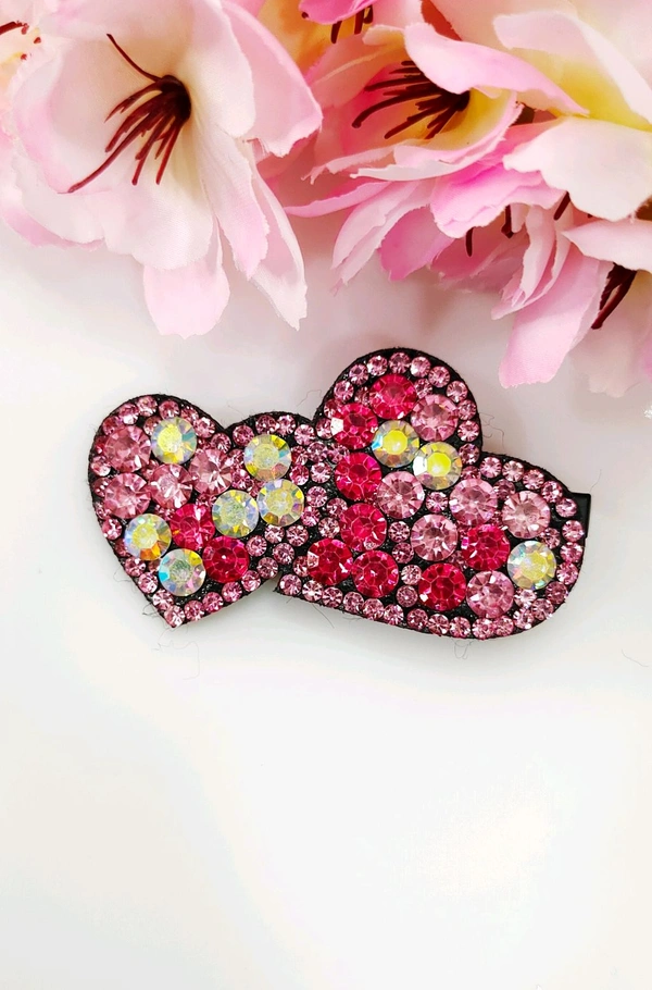 Crystal Studded Hair Clips 