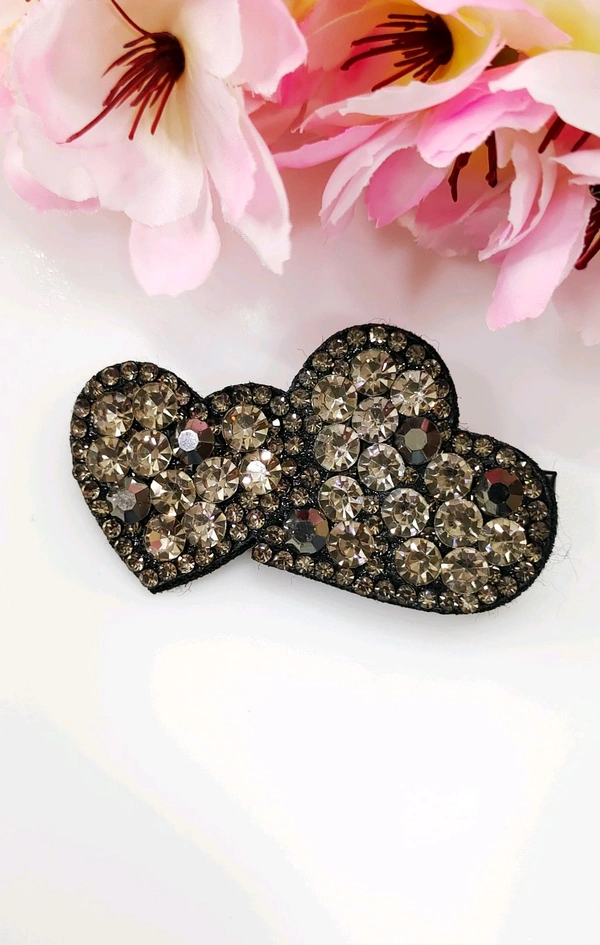 Crystal Studded Hair Clips 
