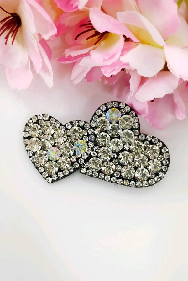 Crystal Studded Hair Clips 