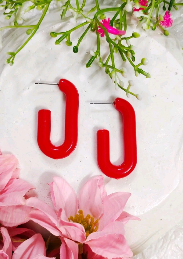 Marble Finish Fancy Book Earrings 