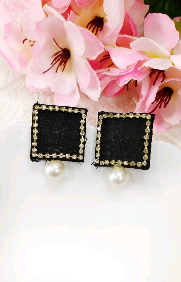 Beautiful Fabric Earrings 