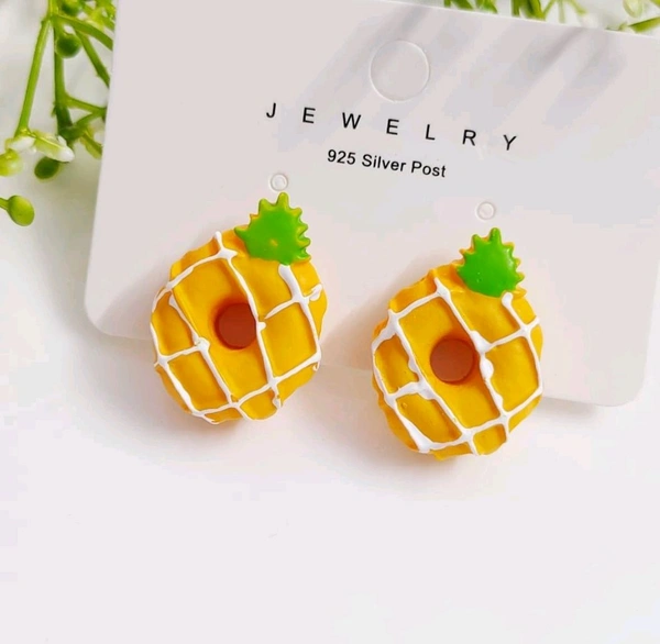 Quirky Donut Studs