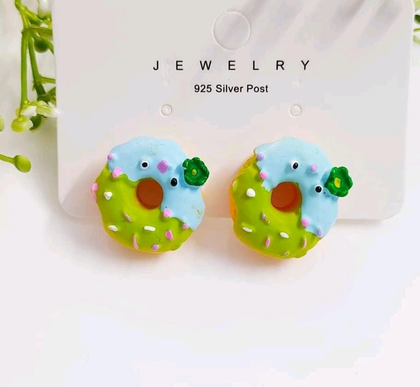 Quirky Donut Studs