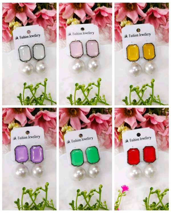 Beautiful Crystal Pearl Drops