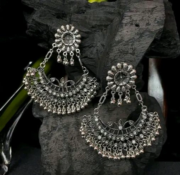 Beautiful Oxidised Hasina Danglers