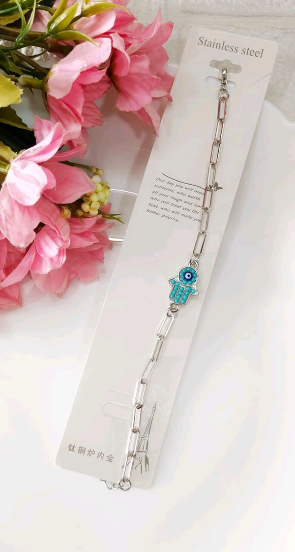 Silver Evil Eye Bracelets 